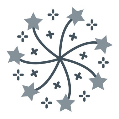 yıldız patlaması simgesi, özet biçimi