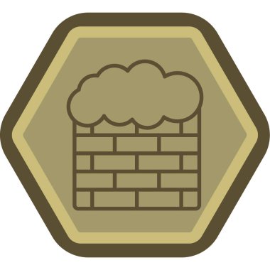 Modern bir simgenin vektör illüstrasyonu