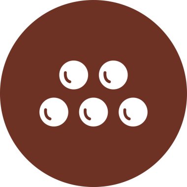 Fasulye simgesi vektör illüstrasyonu