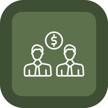 Modern simgenin vektör illüstrasyonu