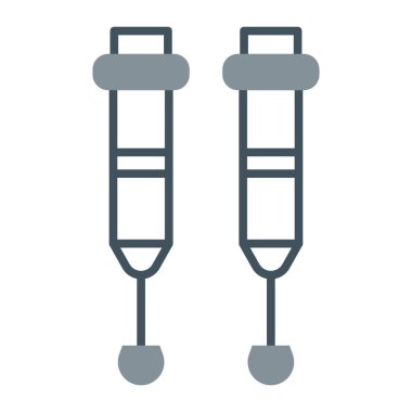 İki dambıl vektör simgesi