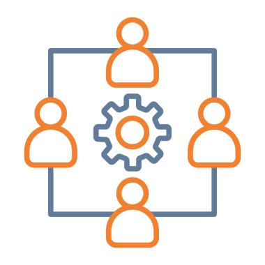 iş takımı vektör simgesi