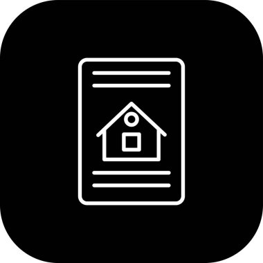 vektör ev uygulaması simgesi