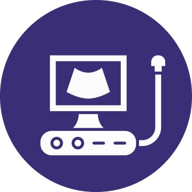 Mor bir vektör kedi simgesinin gösterimi