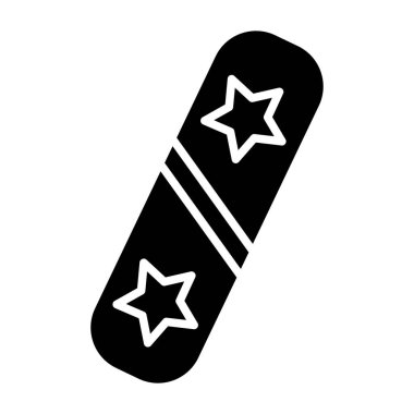 Moda düz biçimli yıldız simgesi izole.