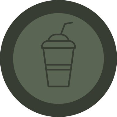 içki ikonu vektör illüstrasyonu