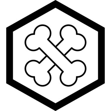 Yiyecek ve yiyecek ikonunun vektör illüstrasyonu