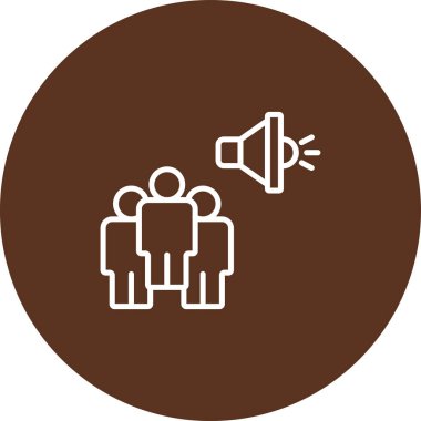 İnsan simgesinin vektör illüstrasyonu