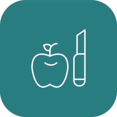 elma simgesi, vektör illüstrasyonu