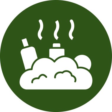 Tüttür. Web simgesi basit tasarım