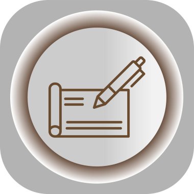 kalem simgesi vektör illüstrasyonu