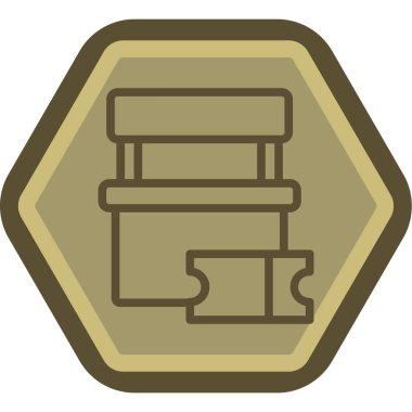 Kitap. Web simgesi basit illüstrasyon