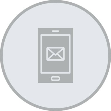 ileti ikonu vektör illüstrasyonu