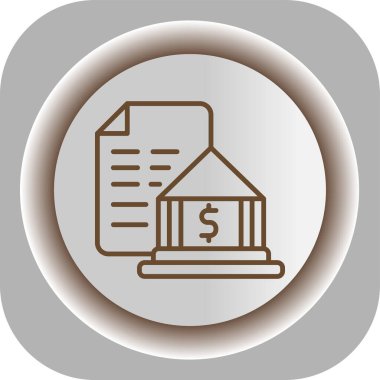 Dolar simgesi olan evin vektör illüstrasyonu