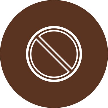 İşaret simgesi yok. vektör illüstrasyonu