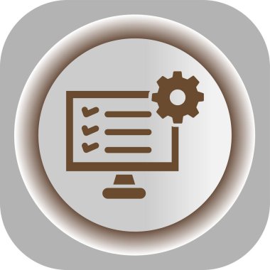 Simge soyut arkaplan grubunda izole ediliyor