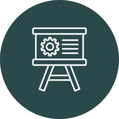 İş ve finans simgesinin vektör illüstrasyonu