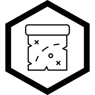 Gıda simgesinin vektör illüstrasyonu