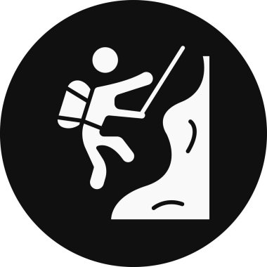 Siyah takım elbiseli bir adamın vektör çizimi