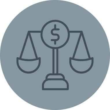 vektör adalet simgesi illüstrasyonu