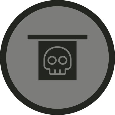 Cadılar Bayramı ikon vektör illüstrasyonu