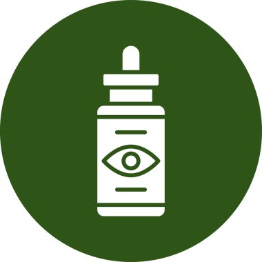 Göz simgesinin vektör illüstrasyonu