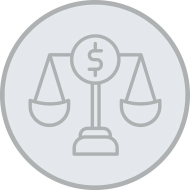 Anahat biçiminde denge yasası simgesi