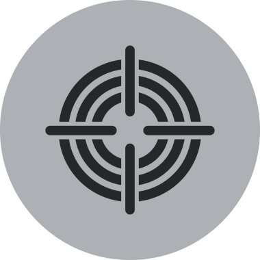 Hedef simgenin vektör illüstrasyonu