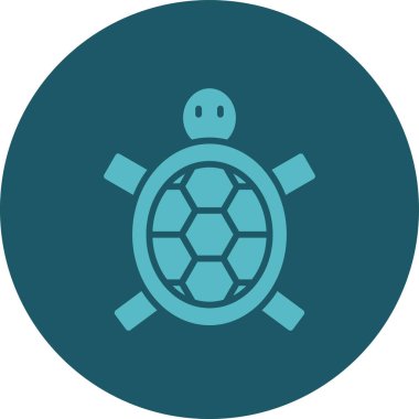 Kaplumbağa simge vektör çizim