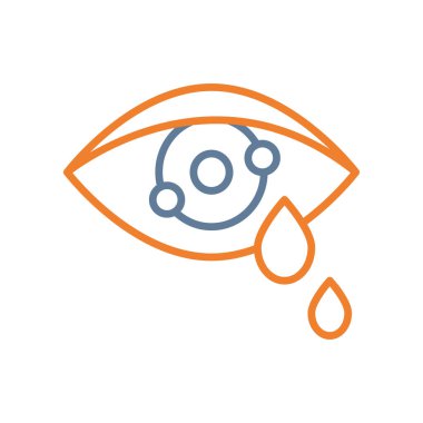 Göz simgesi vektör illüstrasyonu