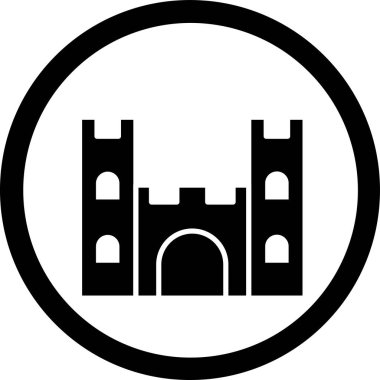 Köprü simgesi vektör illüstrasyonu