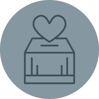 hediye simgesi vektör illüstrasyonu