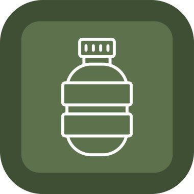 Parfüm şişesi vektör simgesi tasarımı