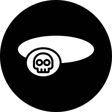 Cadılar Bayramı ikonu vektör illüstrasyonu. vektör simgesi