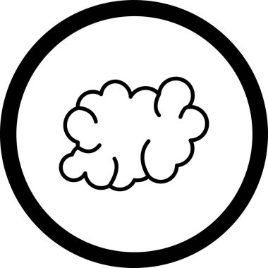 Bulut simgesi, bulut simgesinin vektör çizimi