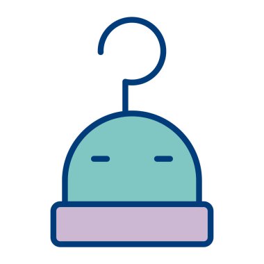 Mavi ve beyaz arkaplanın vektör çizimi