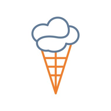 dondurma vektör simgesi