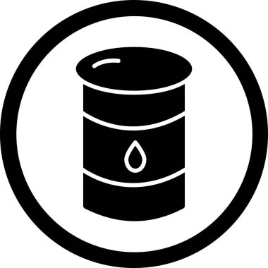 Fıçı. Web simgesi basit tasarım