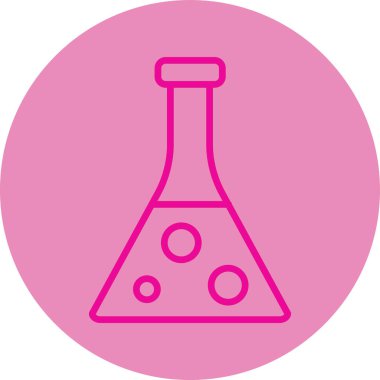 Bir mikroskobun vektör çizimi