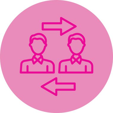 Bir simgenin vektör illüstrasyonu