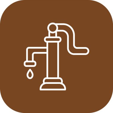 Bırakma satırı simgesi olan musluk