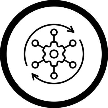 seo modern simgesinin vektör illüstrasyonu