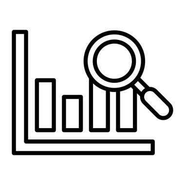 grafik ikonu vektör illüstrasyonu