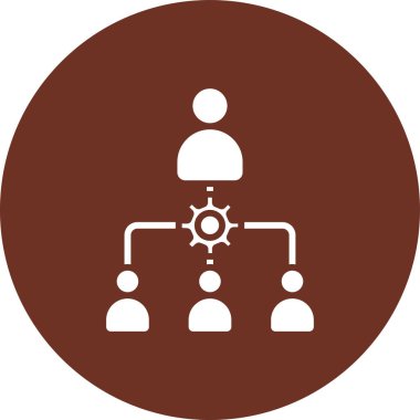 Ağ Vektörü Kabartma Simgesi