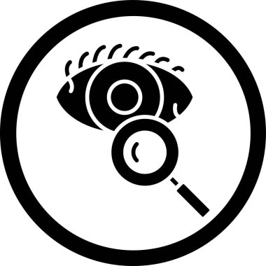 Göz. Web simgesi basit tasarım