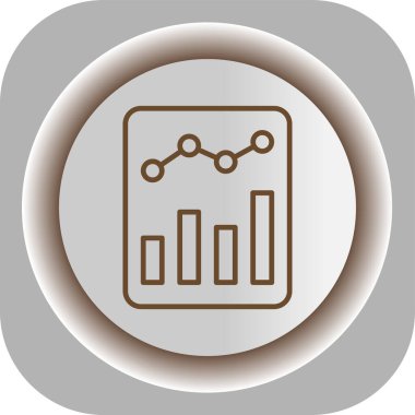 vektör analitik ağ simgesi