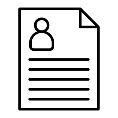 belge simgesi vektör illüstrasyonu