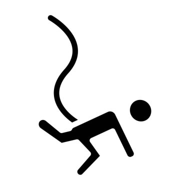 Çizgi film simgesinin vektör çizimi