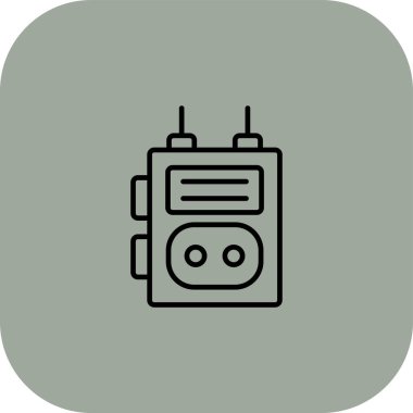 vektör radyo simgesi illüstrasyonu