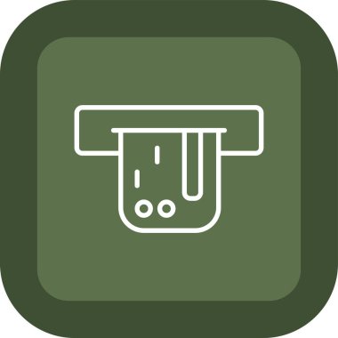 Modern benzin istasyonunun vektör illüstrasyonu